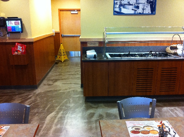 Kentwood MI Custom Reflector Epoxy Restaurant Flooring 13
